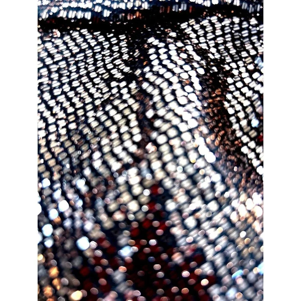 JM Studio Womens Dress Wrap Style Rose Bronze Sparkle Size 12 NWT - Picture 6 of 7